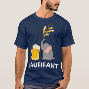 Saufemant Bier Saufen Alkohol Party Lustiges T Shirt