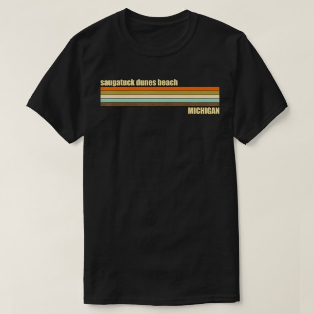Saugatuck Dunes Beach T Shirt (Design framsida)