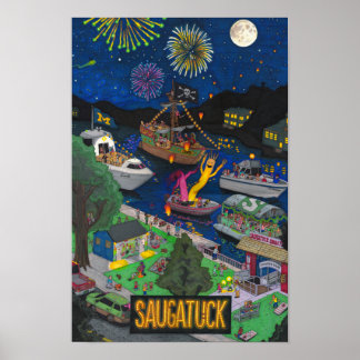 Saugatuck Nights Poster