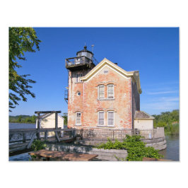 Saugerties Lighthouse, Hudson River New York Fototryck