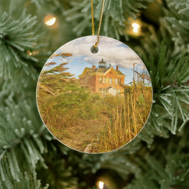 Saugerties Lighthouse Julgransprydnad Keramik (Träd)