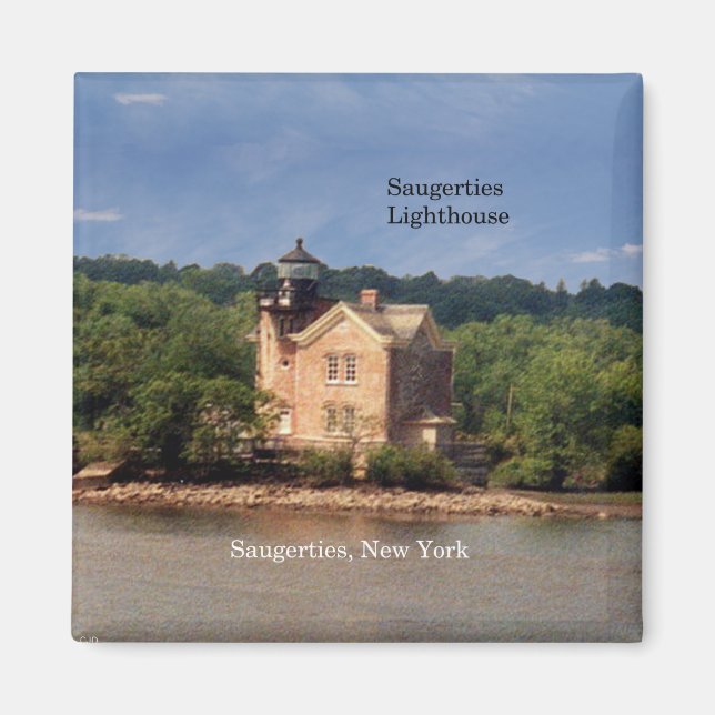 Saugerties Lighthouse magnet (Framsidan)