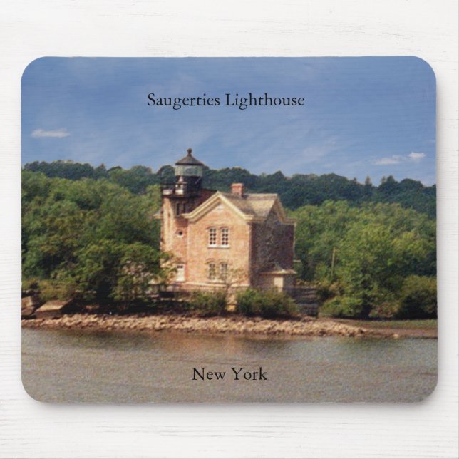 Saugerties Lighthouse mousepad Musmatta (Framsidan)