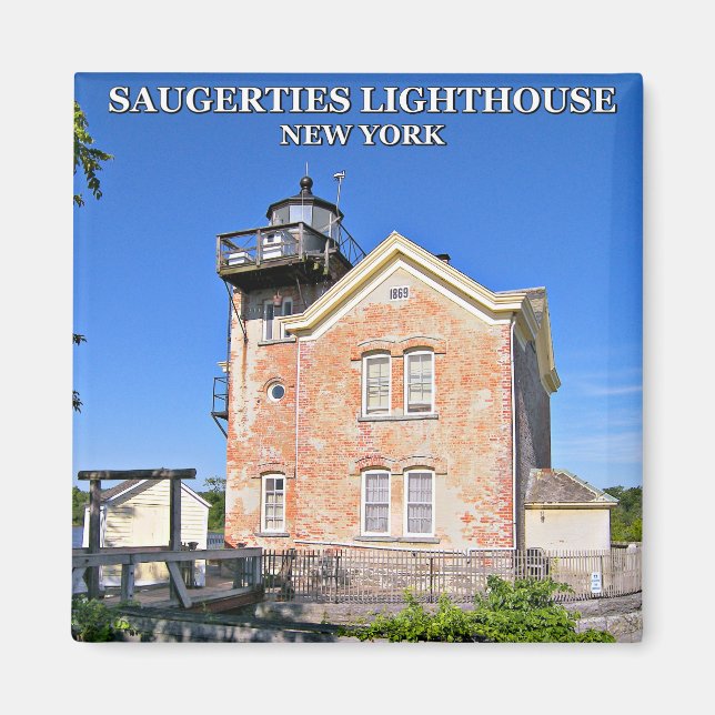 Saugerties Lighthouse, New York Magnet (Framsidan)