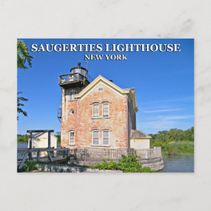 Saugerties Lighthouse, New York-vykort Vykort