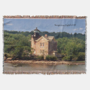 Saugerties Lighthouse woven Filt