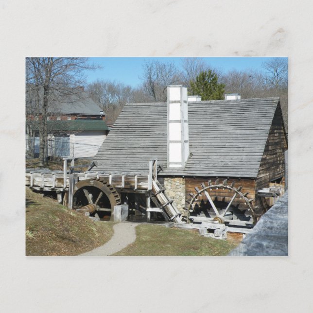 Saugus Ironworks Vykort (Framsida)