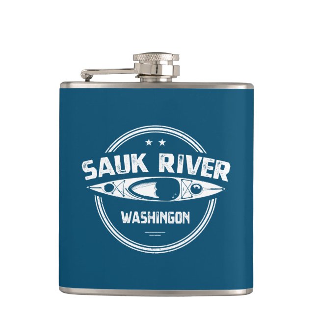 Sauk River Washington Kayaking Fickplunta (Framsidan)