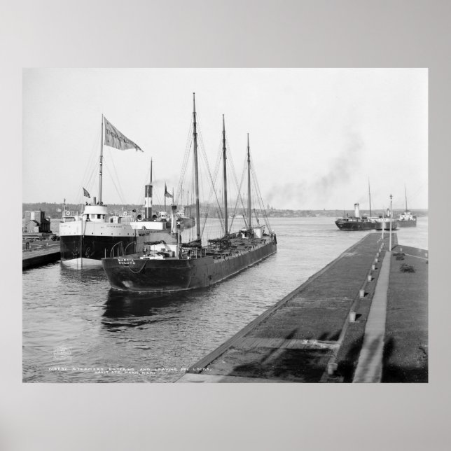 Sault Ste. Marie: 1905 Poster (Framsidan)