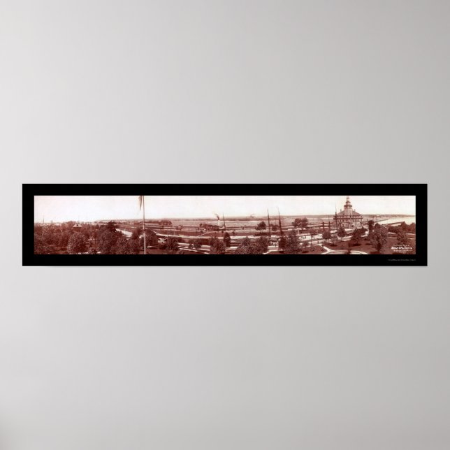 Sault Ste. Marie Locks Photo 1903 Poster (Framsidan)