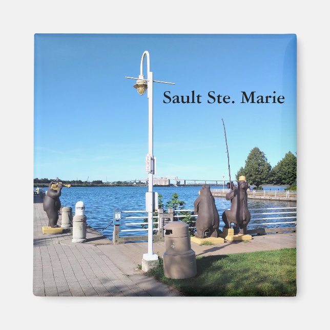 Sault Ste. Marie magnet (Framsidan)