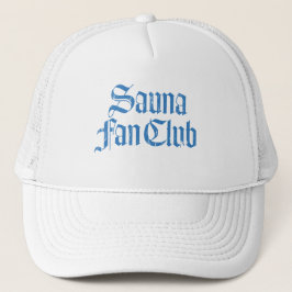 Sauna Fan Club Blå Truckerhatt Keps