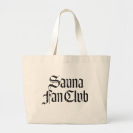 Sauna Fan Club Blk Jumboväska Jumbo Tygkasse