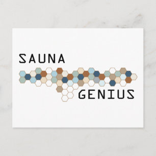 Sauna Genius Vykort