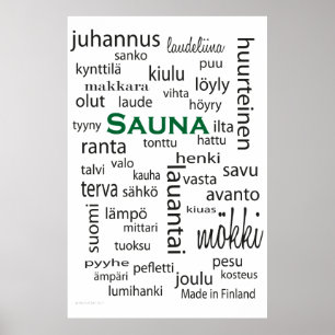 Sauna juliste - poster
