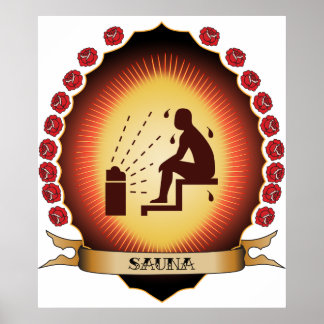 Sauna Mandorla Poster