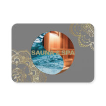 SAUNA & SPA - AFFÄRSKORT