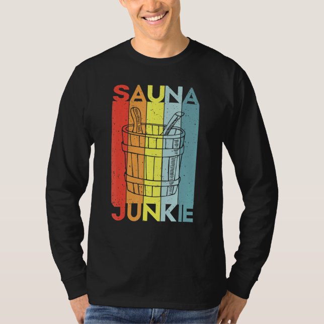Sauna Spa Massage Sweat room Banya T Shirt (Framsida)