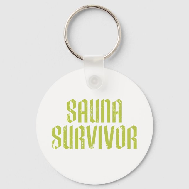 Sauna Survivor 03 Nyckelring (Framsida)