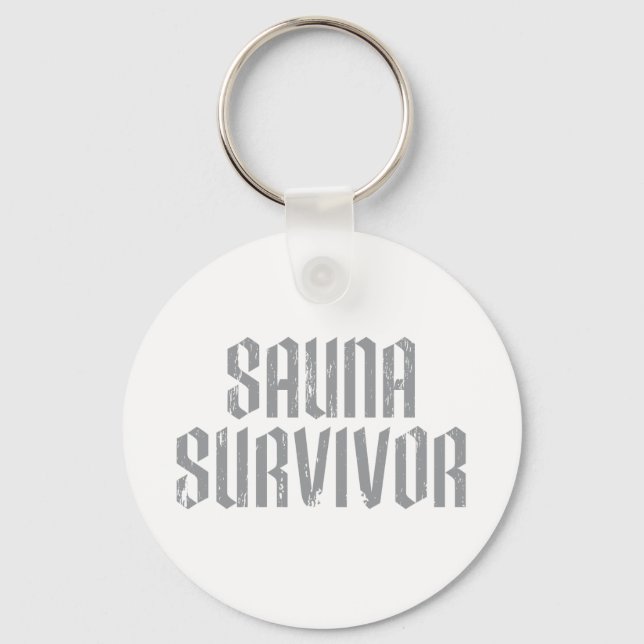 Sauna Survivor 06 Nyckelring (Framsida)
