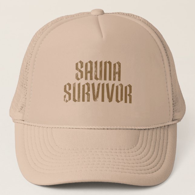 Sauna Survivor 07 Truckerkeps (Framsida)