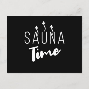 Sauna TIme Hälsa Vykort