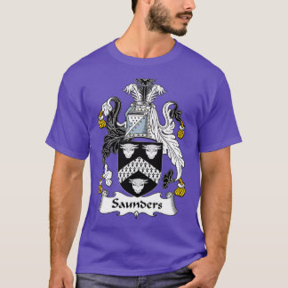 Saunders Jackar om Arm Family Crest T Shirt