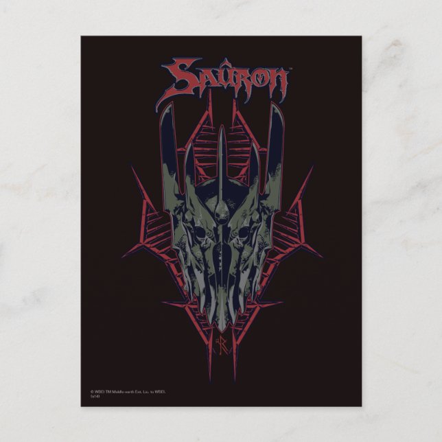 Sauron Icon Vykort (Framsida)