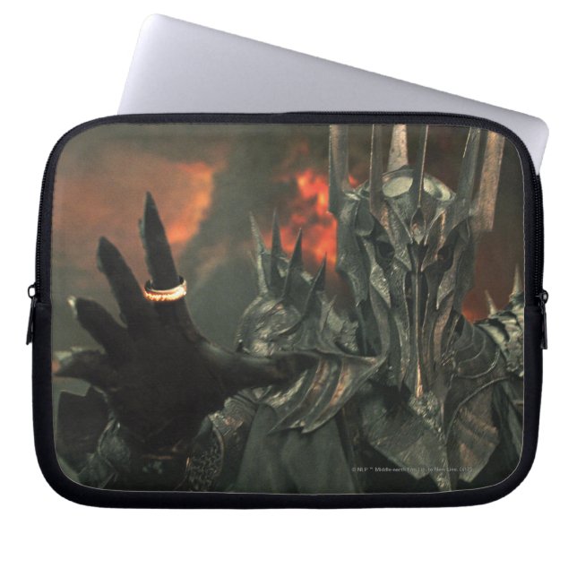 Sauron med Hand Laptop Sleeve (Framsidan)
