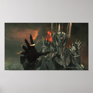 Sauron med Hand Poster