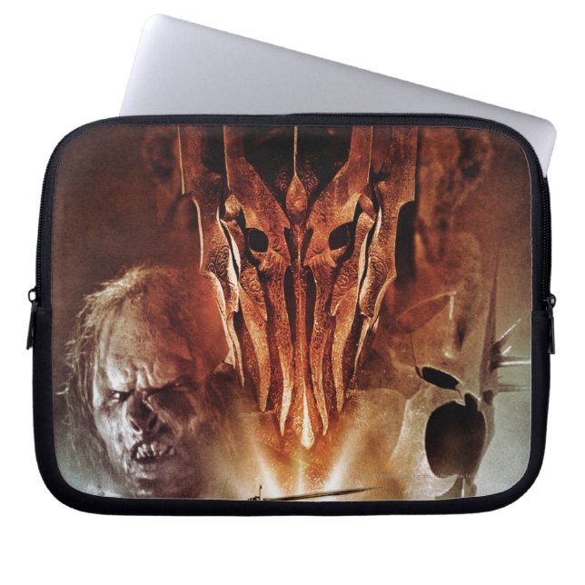 Sauron, Orcs, Witchking och Ring Wraiths Laptop Sleeve (Framsidan)