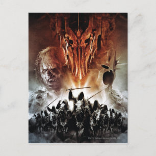 Sauron, Orcs, Witchking och Ring Wraiths Vykort