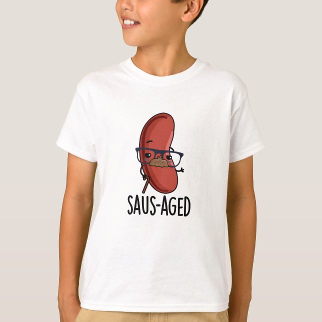 Saus-åldras Funny Old Sause Puns T Shirt (Framsida)