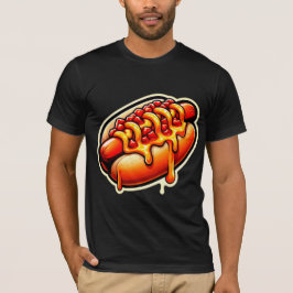 SAUSAGE-CHILI OST HETT HUND 6 T SHIRT