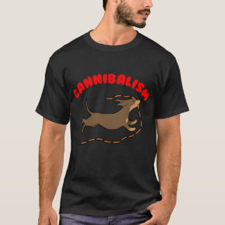 Sausage Dog Cannibal friend family T Shirt