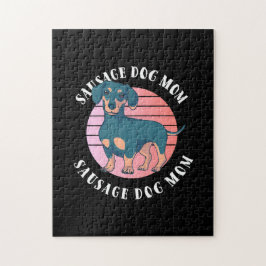 Sausage Dog Mamma Pussel
