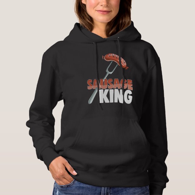 Sausage King Best Ever  Women Sausage Love Foodie  T Shirt (Framsida)