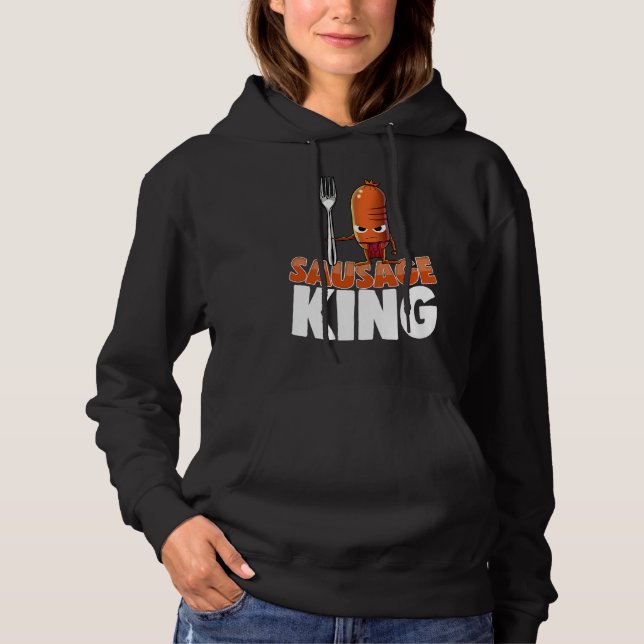 Sausage King Best Ever  Women Sausage Love Foodie  T Shirt (Framsida)