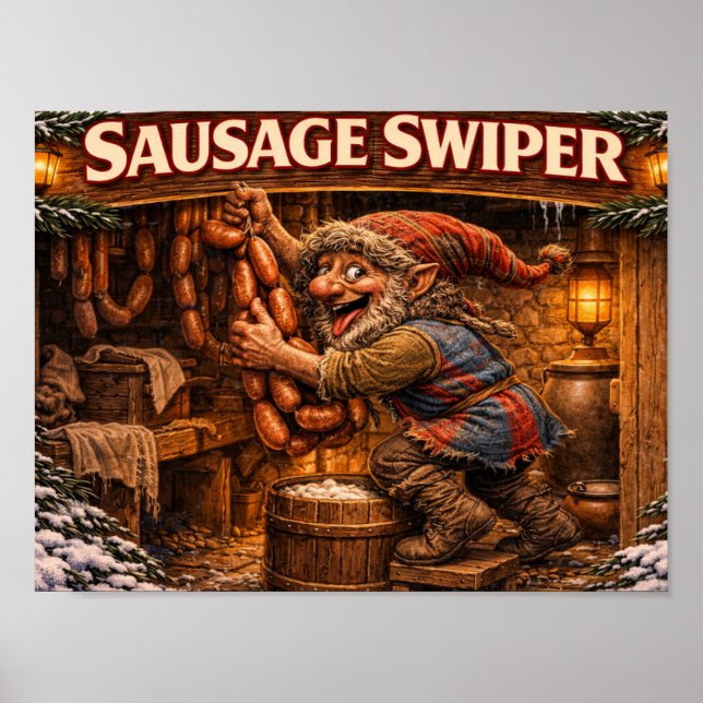 Sausage Swiper Yule Lad poster (Framsidan)