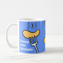 Sausages design mugg. Anpassa. Kaffemugg