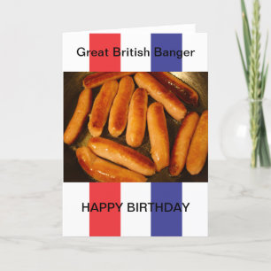 Sausages Grattis på födelsedagen Card Kort