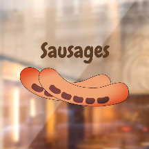 Sausages lustiga tecken med anpassade text