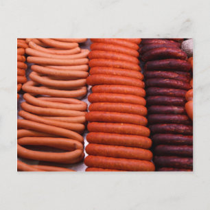 Sausages Vykort