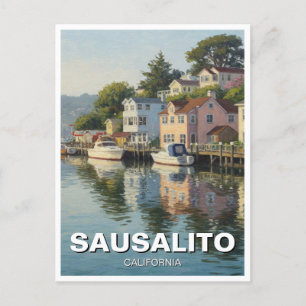 Sausalito California Vykort