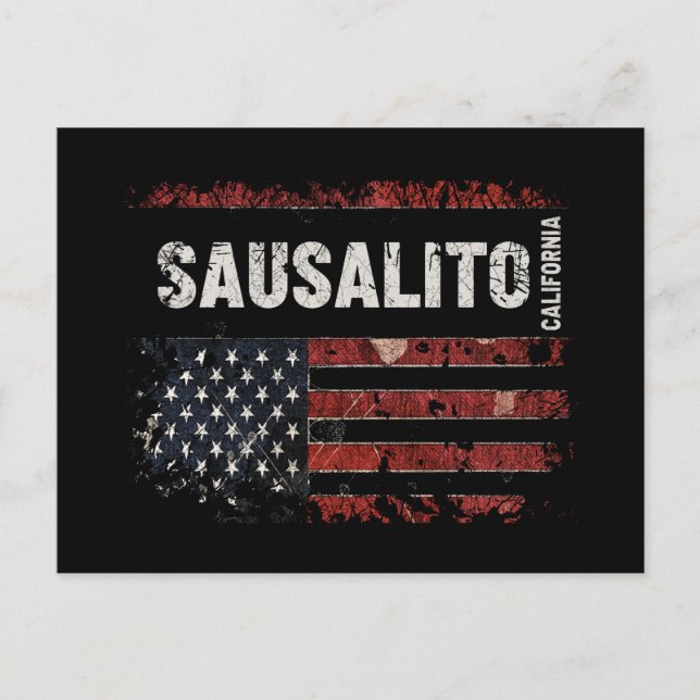 Sausalito California Vykort (Framsida)