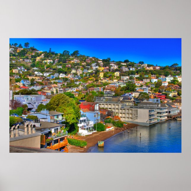 Sausalito Hillside Poster (Framsidan)