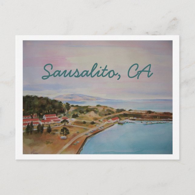 "SAUSALITO" VYKORT (Framsida)