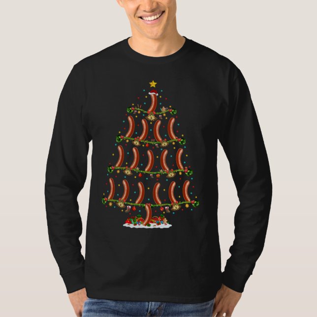 Sause Älskare Julafton Lighting Santa Sause Christ T Shirt (Framsida)