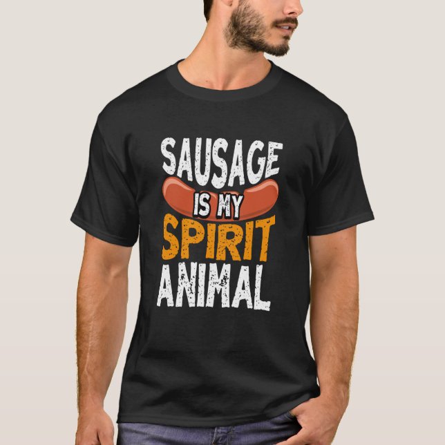 Sause är My Spirit Animal Smoker Grill Barbecue T Shirt (Framsida)