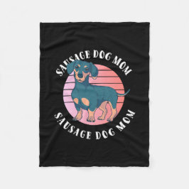 Sause Hund Mamma Fleecefilt